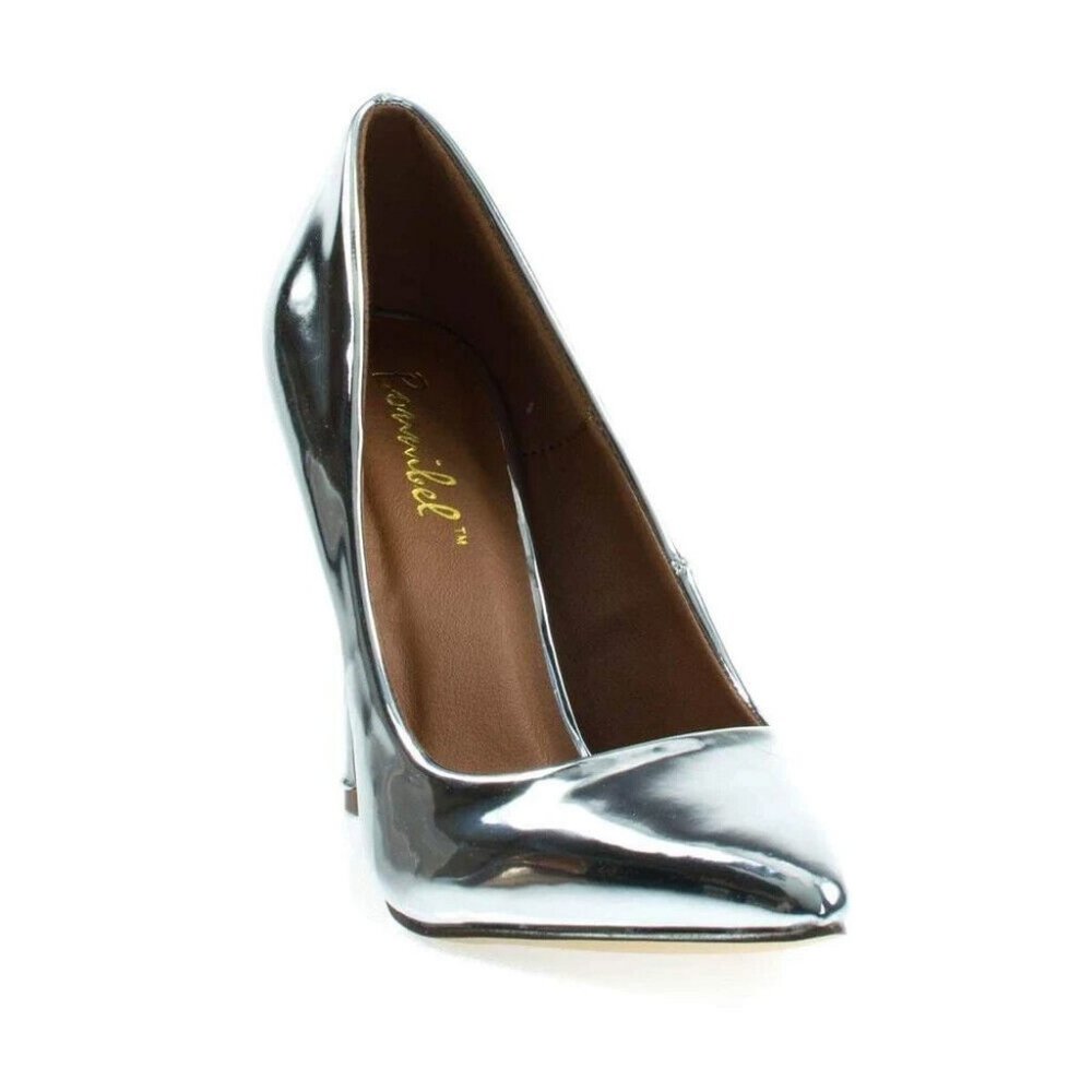 Bonnibel Cadence 1 Silver Classic High Heel Pump Pointed Toe Stiletto Size 6 NIB